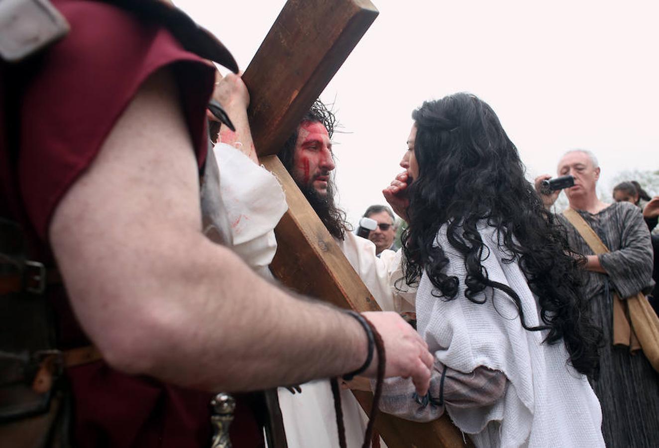 Las mejores fotos del Vía Crucis de Arkotxa