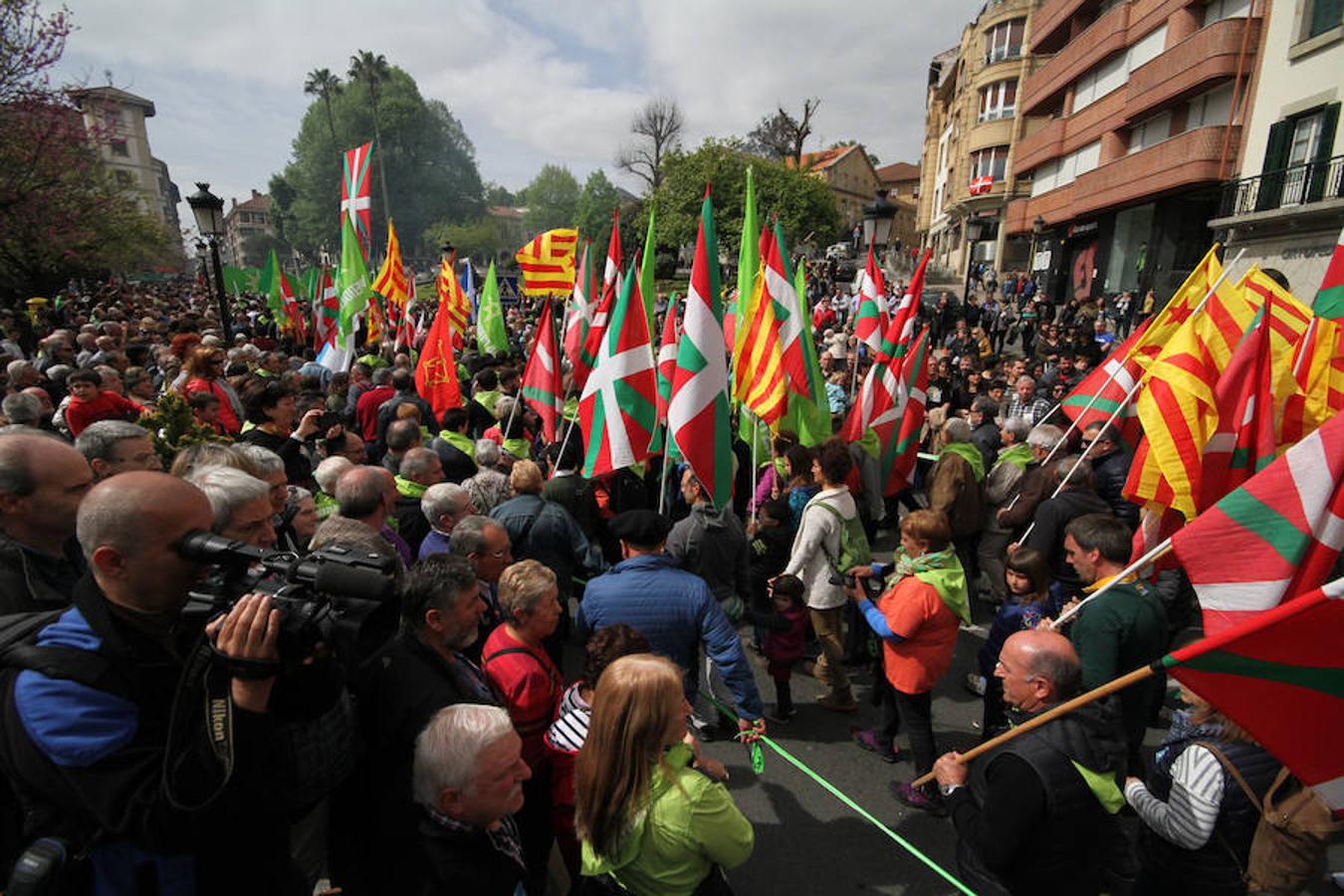 El acto de Independentistak en Gernika