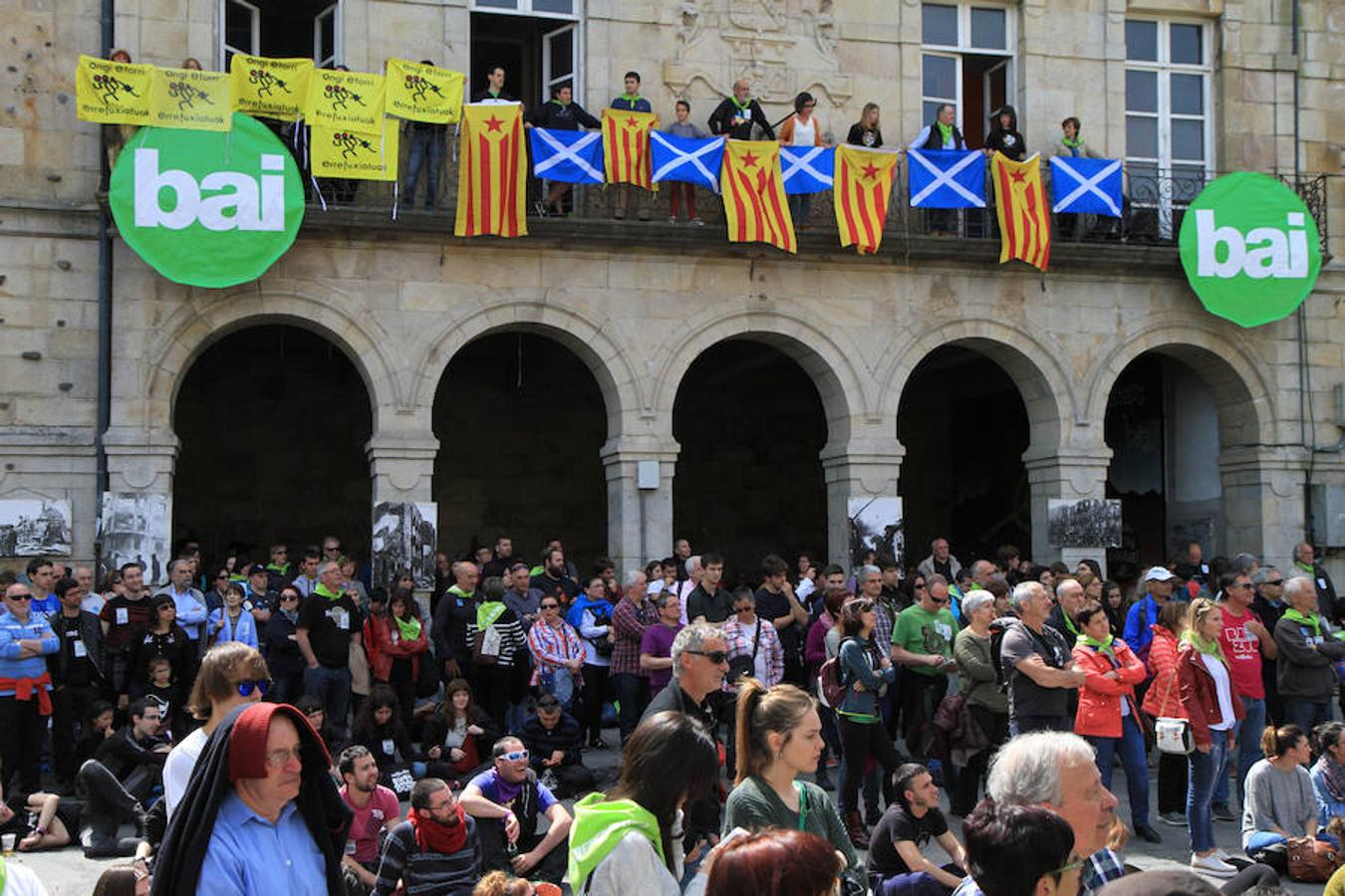 El acto de Independentistak en Gernika