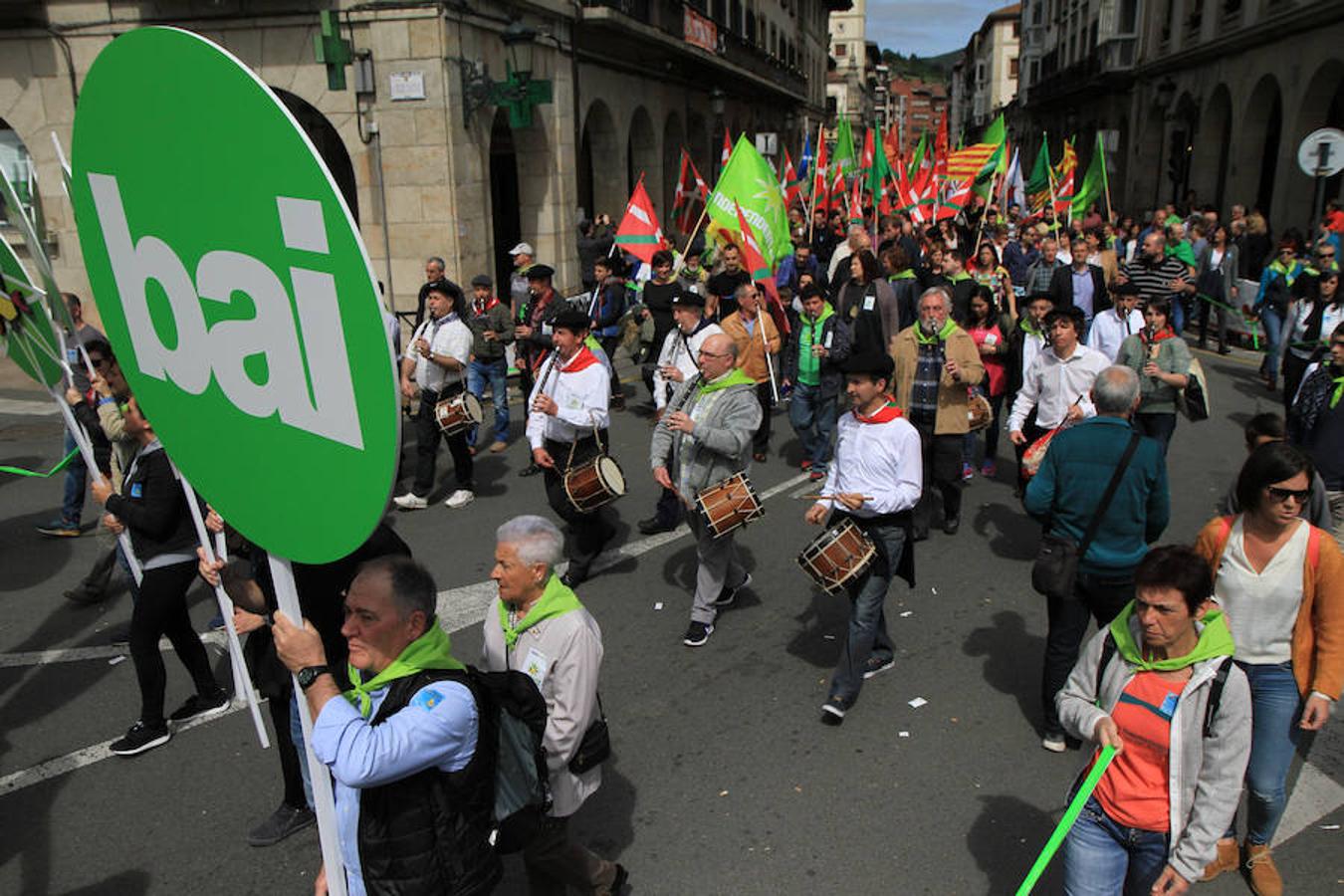 El acto de Independentistak en Gernika