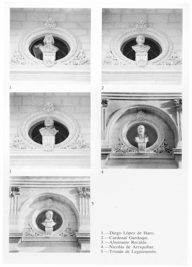 Los cinco ojos de la Villa: Don Diego, el cardenal Gardoqui, el almirante Recalde, Nicolás de Arriquíbar y Tristán de Leguizamón