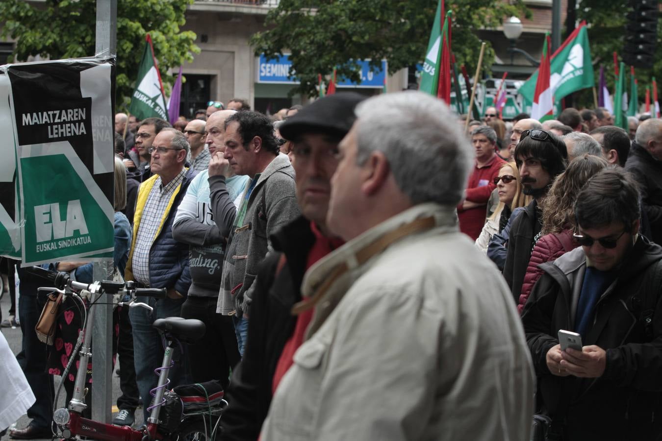 Manifestaciones por el Primero de Mayo en Bilbao