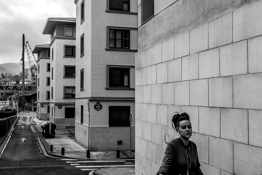 Calle Luis Power, en su cruce con calle Gipuzkoa.