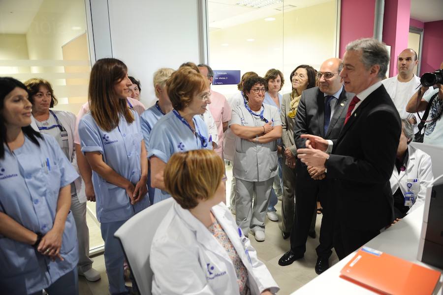 Urkullu inaugura las Urgencias del hospital de Urduliz