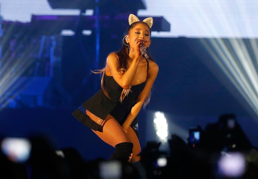 La cantante Ariana Grande, ídolo de niños y adolescentes