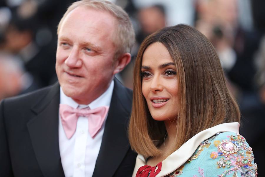 Francois-Henri Pinault y su mujer, la actriz Salma Hayek.