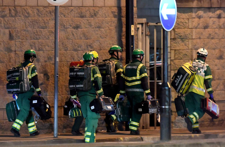 El atentado en Manchester, en imágenes