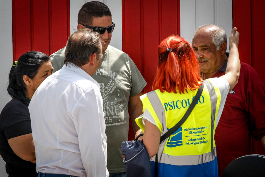 Dolor y conmoción por el tragedia de Zorroza