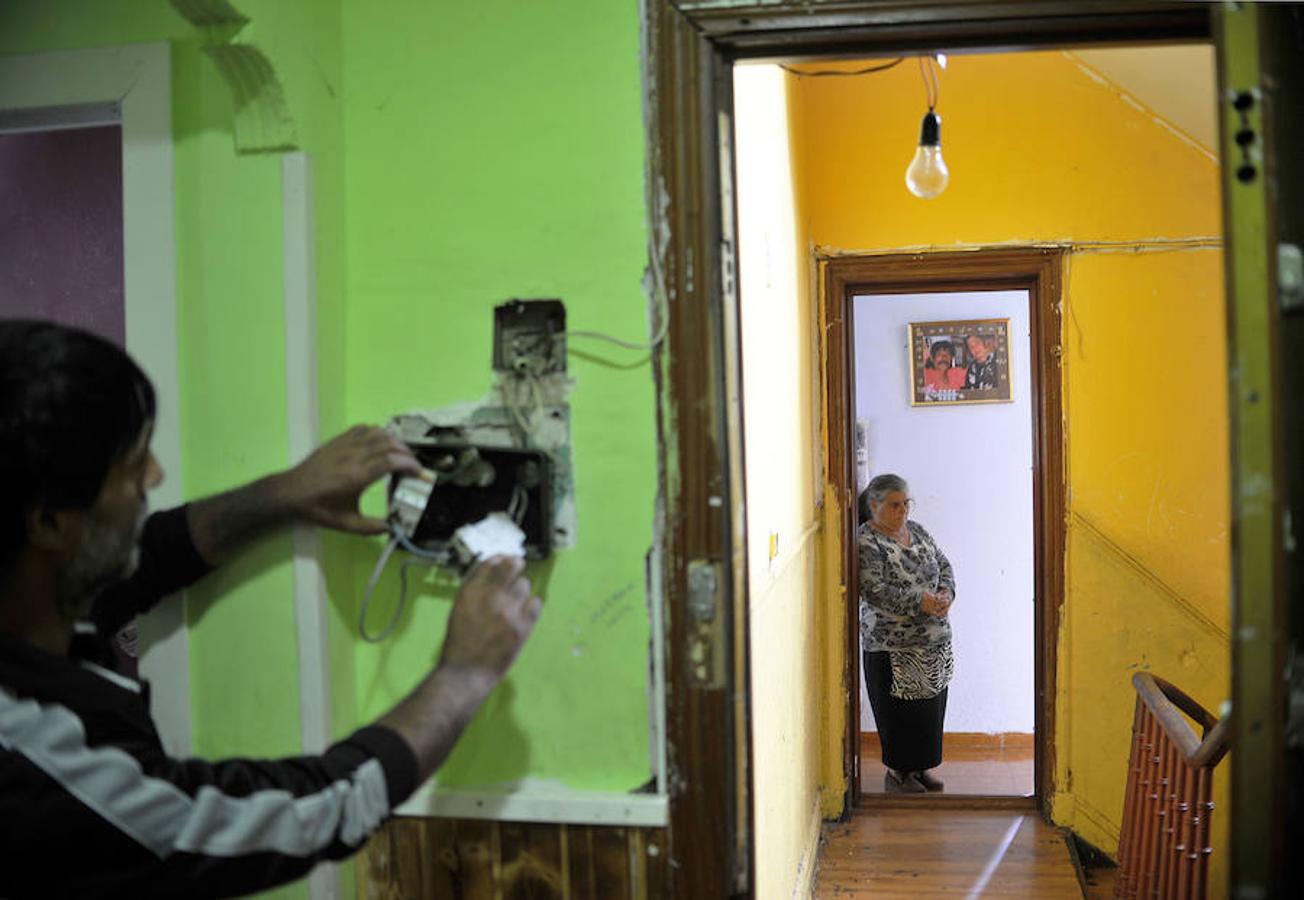 Una visita a la maltrecha casa de los Jiménez