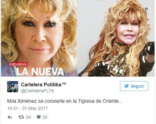 Los mejores &#039;memes&#039; de la nueva cara de Mila Ximénez