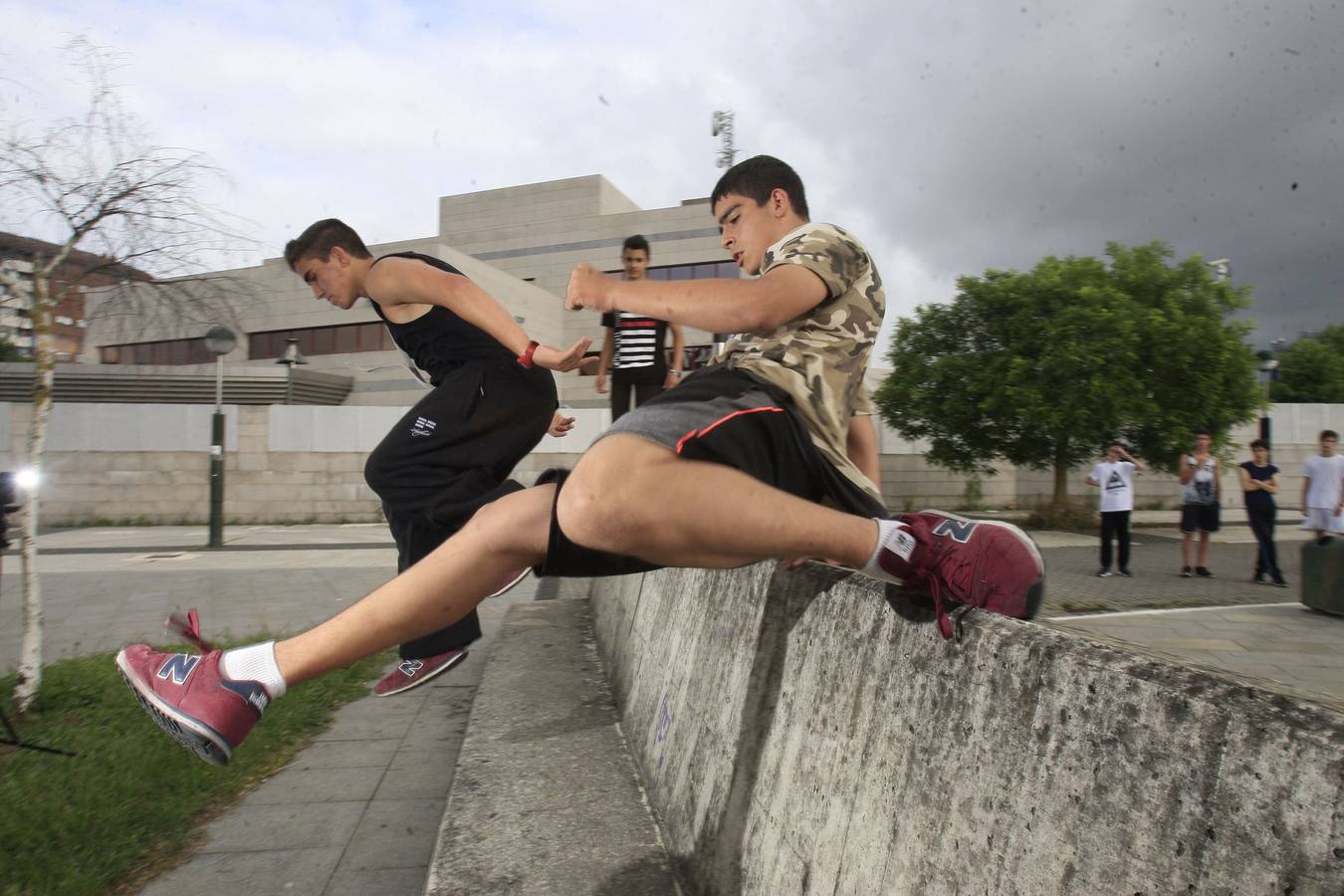 Lakuabizkarra, territorio parkour