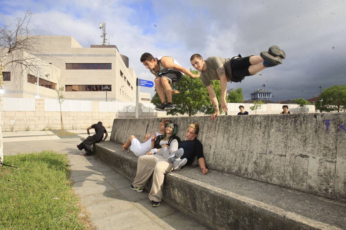 Lakuabizkarra, territorio parkour