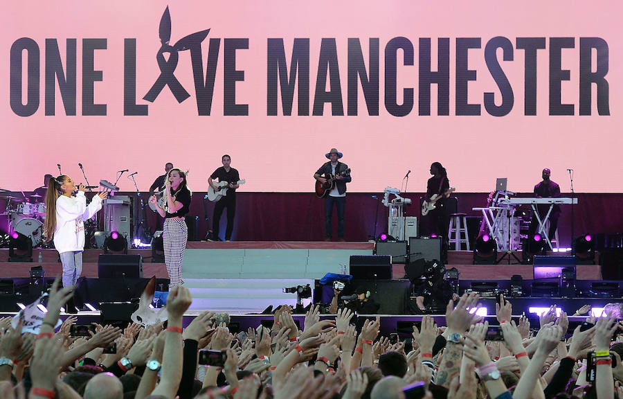 Las mejores imágenes del concierto de Ariana Grande en Manchester