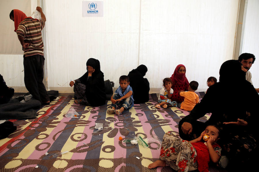 Intoxicación alimentaria en un campo de desplazados en Irak