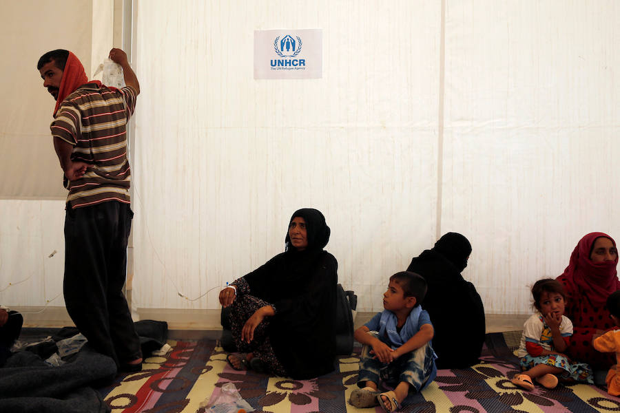 Intoxicación alimentaria en un campo de desplazados en Irak