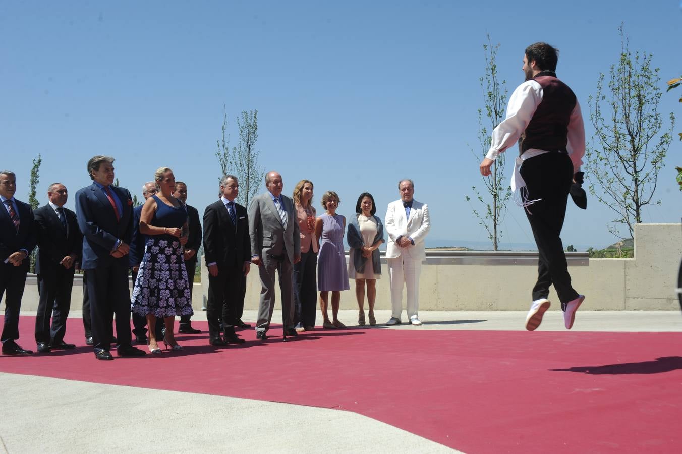 Inaguración de la bodega de Vega Sicilia en Samaniego