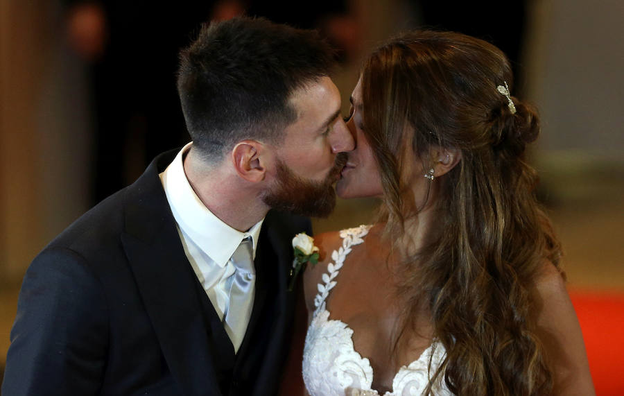 Los invitados a la boda de Messi