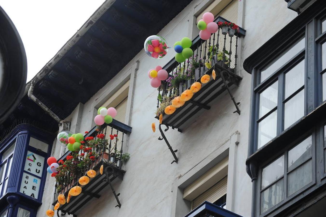 Los mejores balcones del III Concurso de Decoración de Balcones y Miradores del Casco Viejo de Bilbao