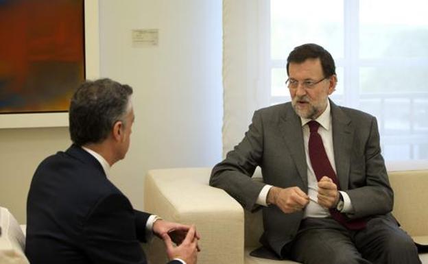 Urkullu y Rajoy, en una reunión anterior 