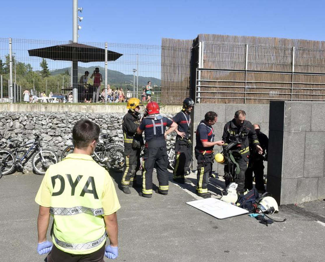104 intoxicados y 23 traslados al hospital por un escape tóxico en un polideportivo de Tolosa