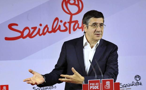 Patxi López, secretario de Política Federal del PSOE . 