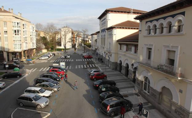 La estación del tren de Vitoria. 