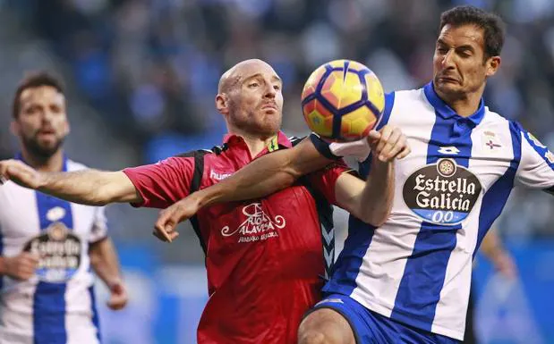 Toquero, en el partido ante el Deportivo de La Coruña. 