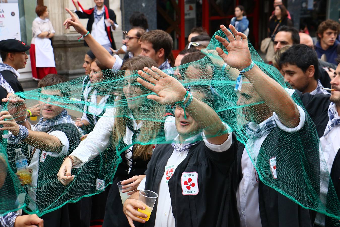 El paseíllo del día de La Blanca, rebautizado este año como &#039;kalejira&#039;