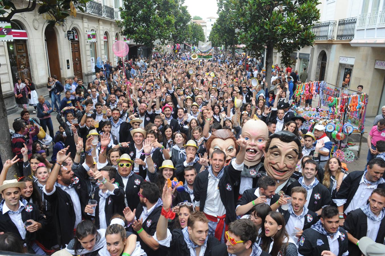 El paseíllo del día de La Blanca, rebautizado este año como &#039;kalejira&#039;