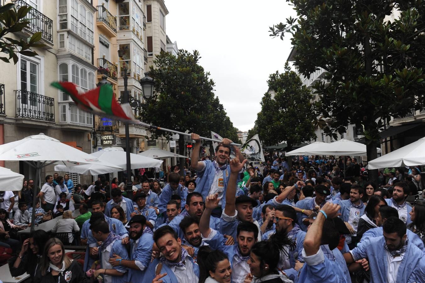 El paseíllo del día de La Blanca, rebautizado este año como &#039;kalejira&#039;