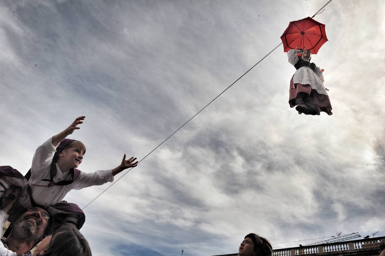 Los niños ocupan el centro de la fiesta