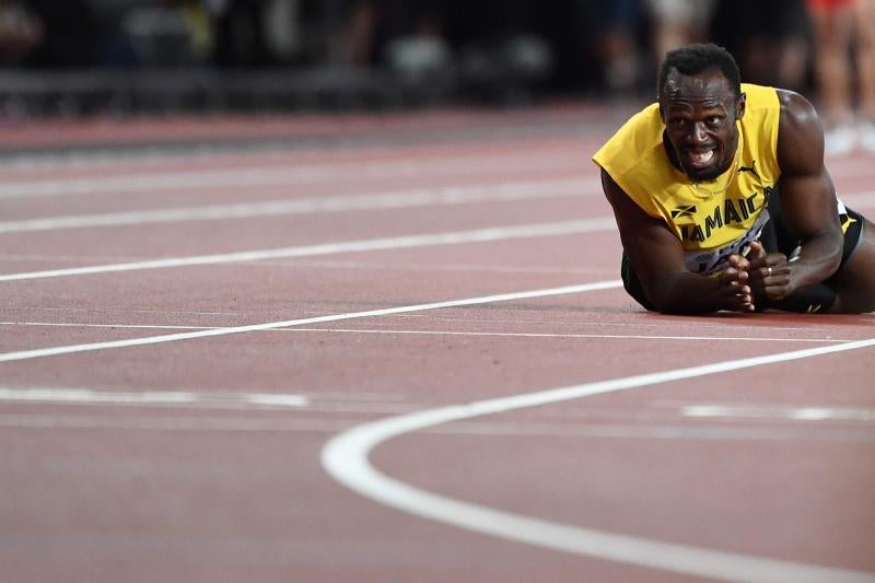 Triste adiós del jamaicano, que se lesionó en su último sprint como profesional en la final de relevos