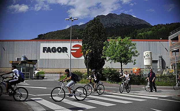 Vista de las instalaciones de Fagor, en Mondragón.