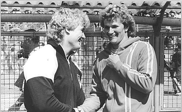 Gabriele Reinsch, récord de disco femenino en 1988.