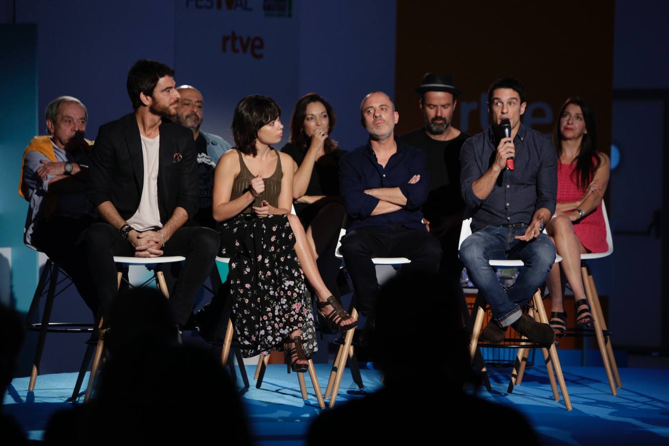 Presentación de la serie &#039;Estoy vivo&#039;, de TVE, en el FesTVal de Vitoria