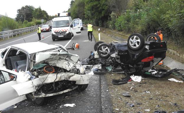 Un accidente de tráfico.