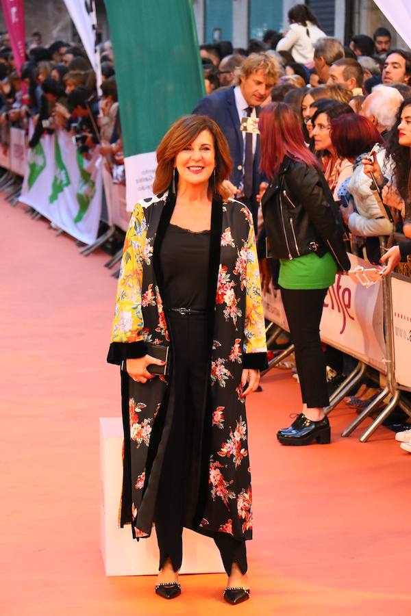 Las fotos de la alfombra naranja de la gala de clausura del FesTVal