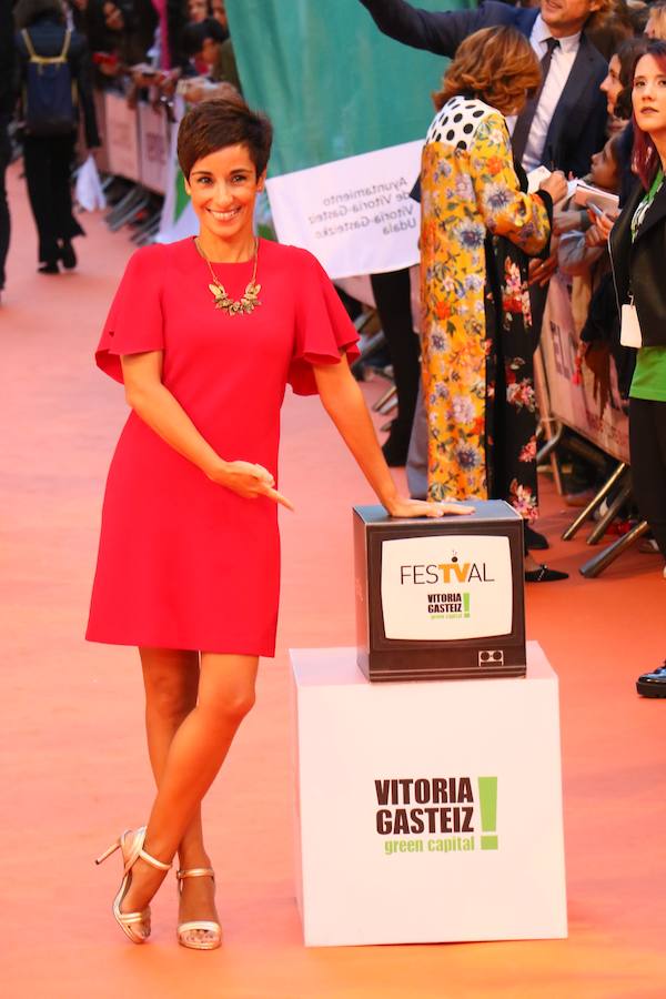 Las fotos de la alfombra naranja de la gala de clausura del FesTVal