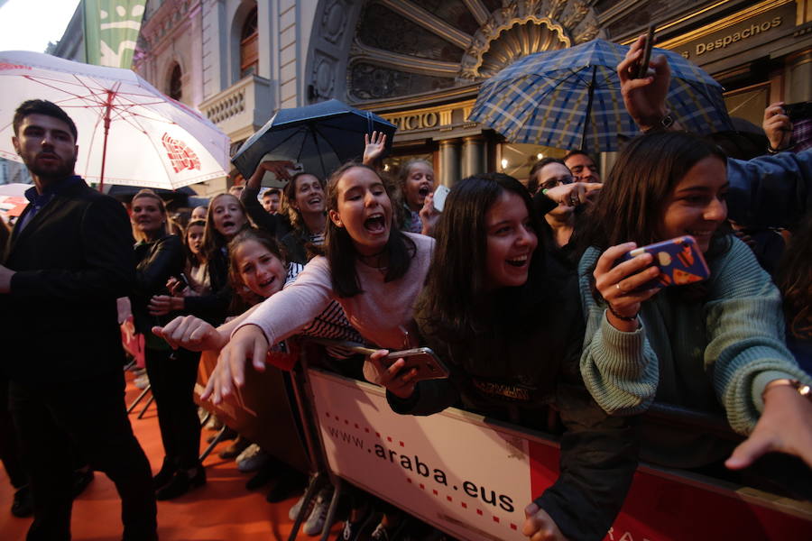 Las fotos de la alfombra naranja de la gala de clausura del FesTVal