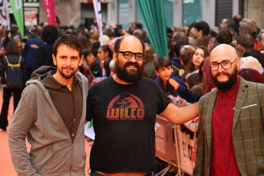 Las fotos de la alfombra naranja de la gala de clausura del FesTVal