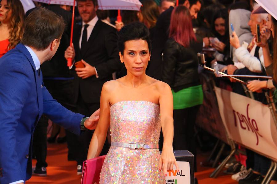 Las fotos de la alfombra naranja de la gala de clausura del FesTVal