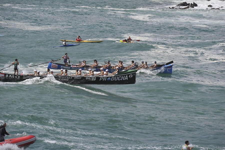 Los 'aguiluchos' con una sensacional actuación en 'popare' remontan los diez segundos de desventaja que tenía sobre Urdaibai