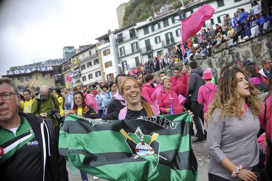 Los 'aguiluchos' con una sensacional actuación en 'popare' remontan los diez segundos de desventaja que tenía sobre Urdaibai