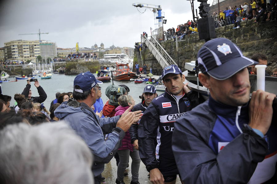 Los 'aguiluchos' con una sensacional actuación en 'popare' remontan los diez segundos de desventaja que tenía sobre Urdaibai