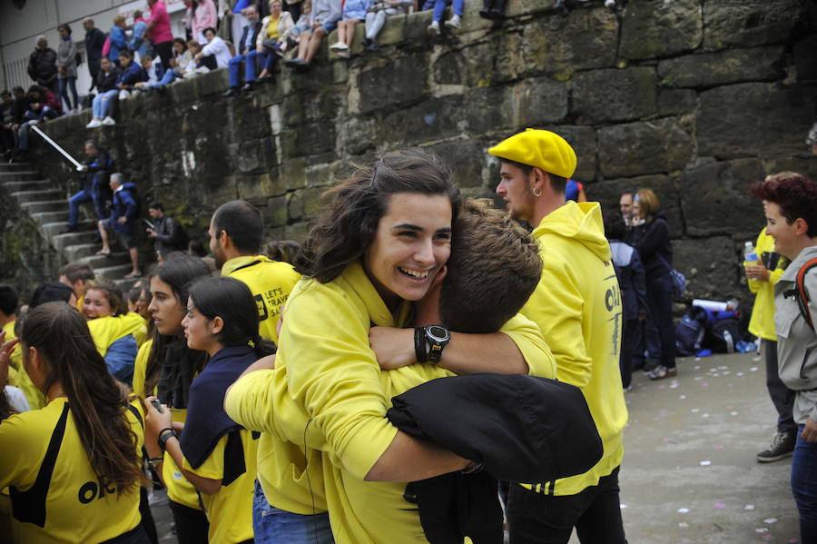 Los 'aguiluchos' con una sensacional actuación en 'popare' remontan los diez segundos de desventaja que tenía sobre Urdaibai