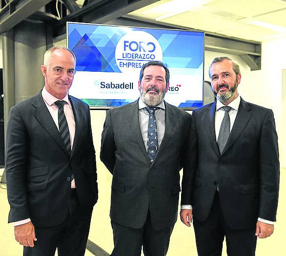 Alex Arteche, Alejandro Beitia e Iñaki Garcinuño.