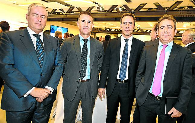 Ignacio Navarro, Juan Ramón Rey, Carlos Ventura y Rafael Azurza.
