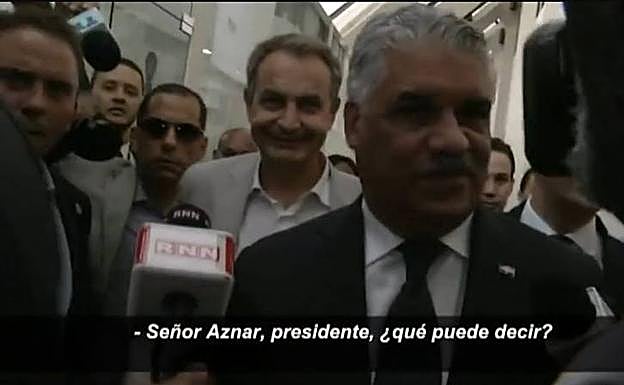 Confunden a Zapatero con Aznar en República Dominicana