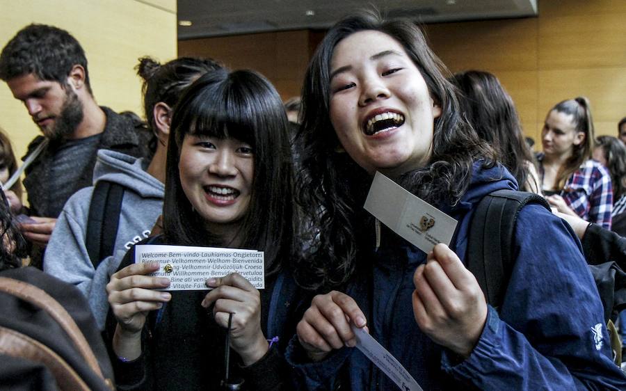 Al acto de bienvenida estaban convocados 500 estudiantes, aunque la asistencia ha rondado los 200
