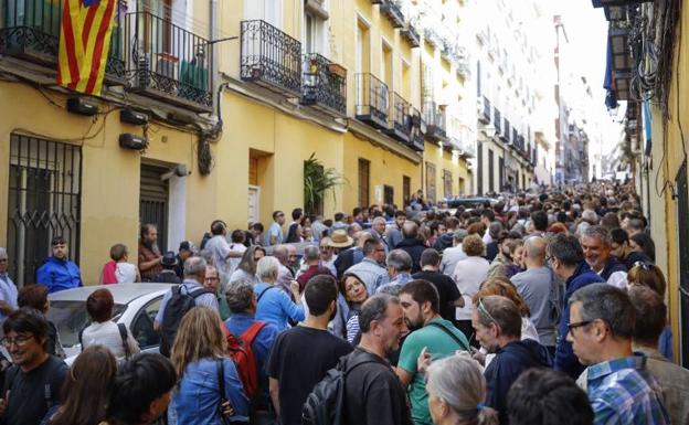 Acto pro referéndum en Madrid.